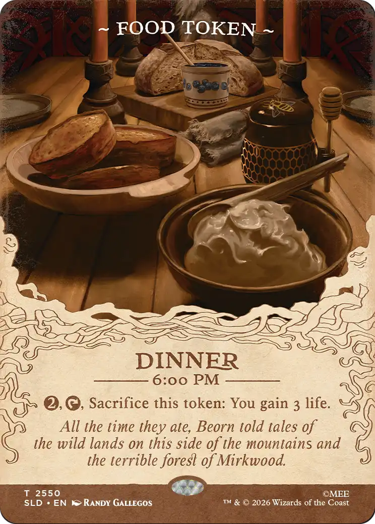 Food Token (2550) [Secret Lair Drop Series] | Chromatic Games