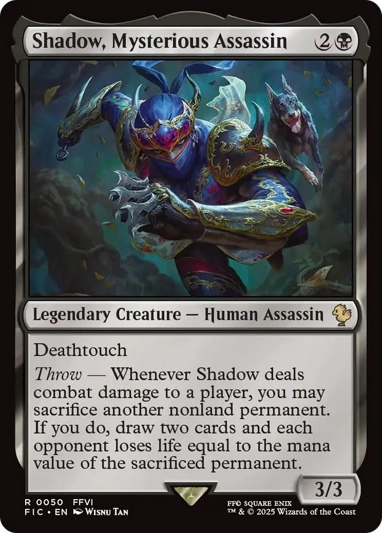 Shadow, Mysterious Assassin [FINAL FANTASY Commander] | Chromatic Games