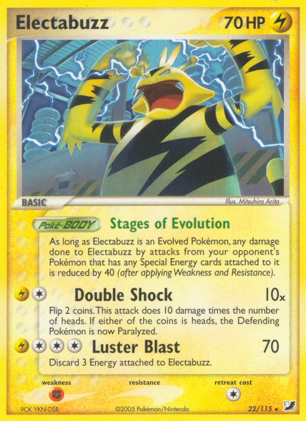 Electabuzz (22/115) [EX: Unseen Forces] | Chromatic Games