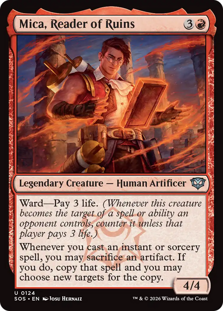 Mica, Reader of Ruins [Secrets of Strixhaven] | Chromatic Games
