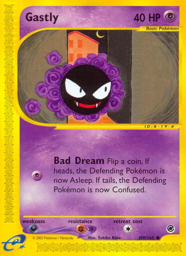 Gastly (109/165) [Expedition: Base Set] | Chromatic Games