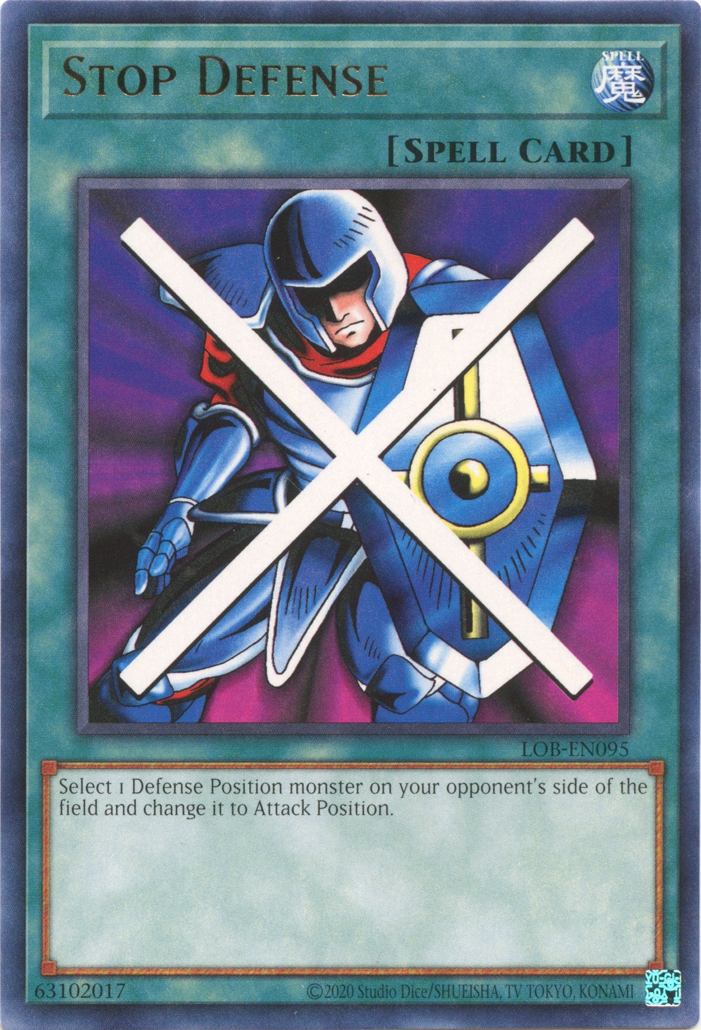 Stop Defense (25th Anniversary) [LOB-EN095] Rare | Chromatic Games