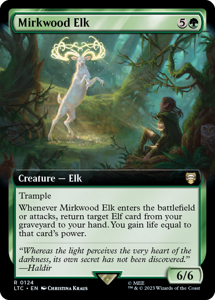 Mirkwood Elk (Extended Art) [The Lord of the Rings: Tales of Middle-Earth Commander] | Chromatic Games