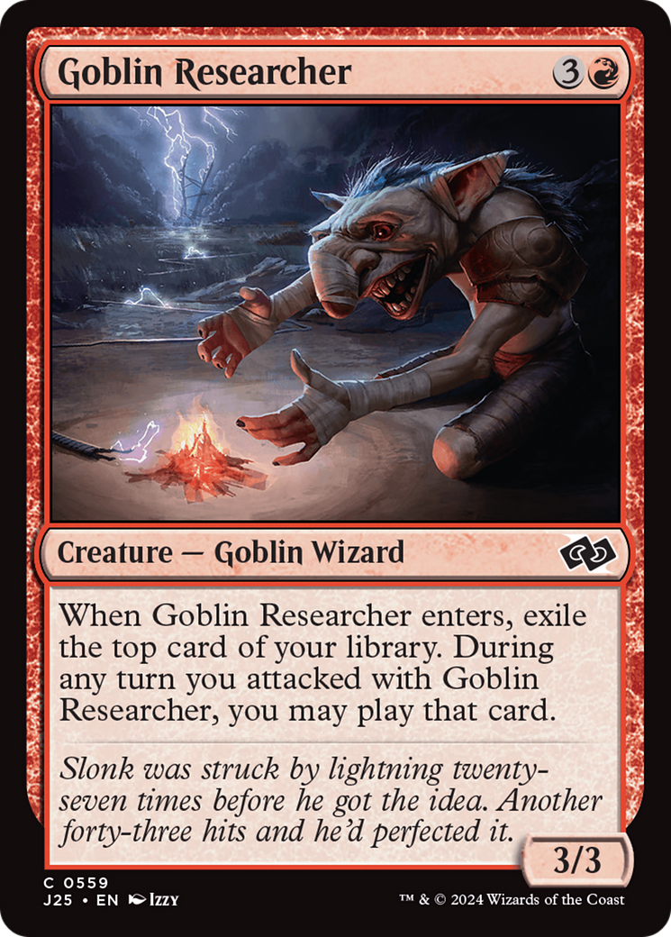 Goblin Researcher [Foundations Jumpstart] | Chromatic Games