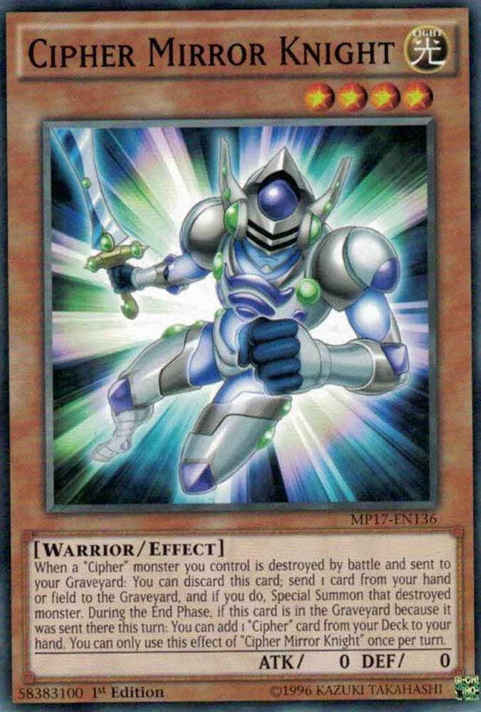 Cipher Mirror Knight [MP17-EN136] Common | Chromatic Games