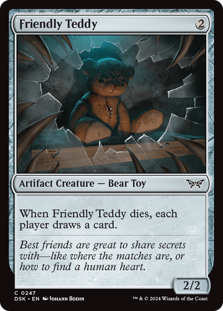 Friendly Teddy [Duskmourn: House of Horror] | Chromatic Games