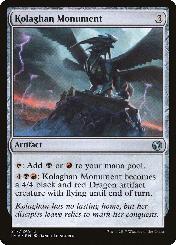 Kolaghan Monument 217/249 (Iconic Masters)  | Chromatic Games