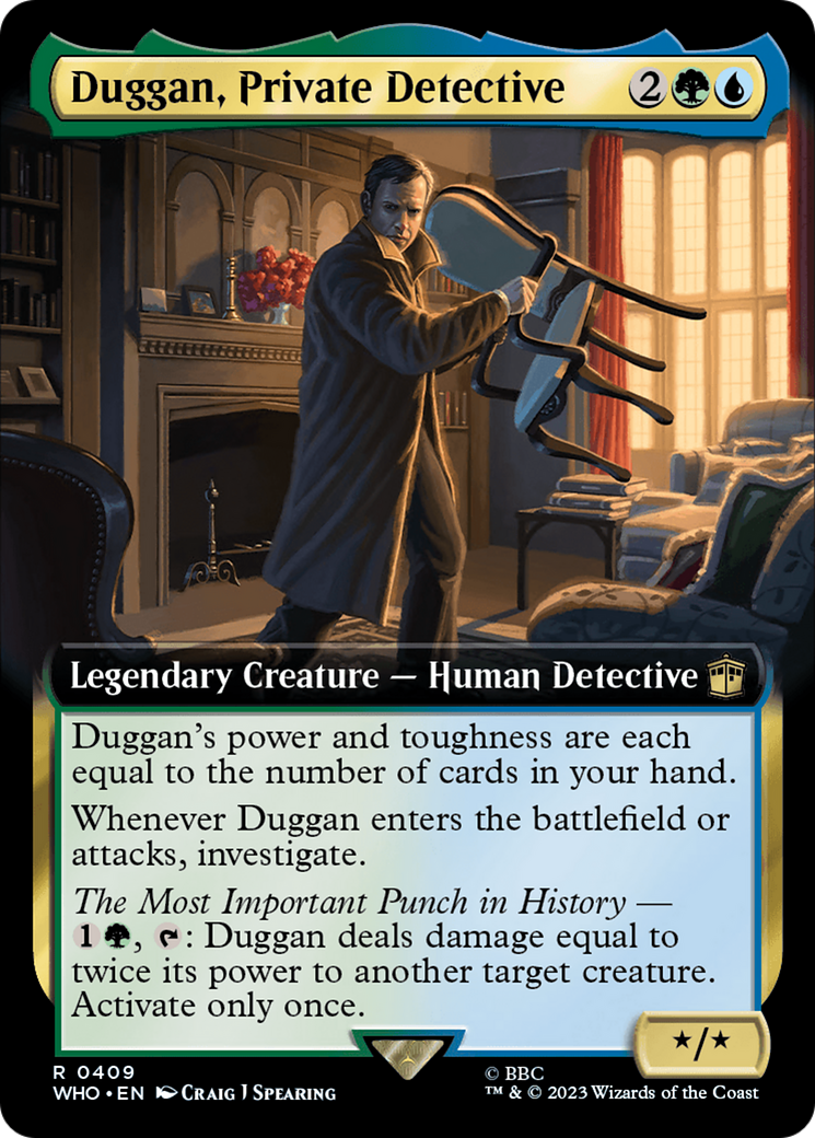 Duggan, Private Detective (Extended Art) [Doctor Who] | Chromatic Games