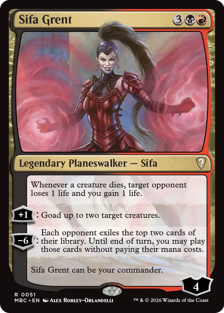 Sifa Grent [Mystery Booster: Commander Edition] | Chromatic Games