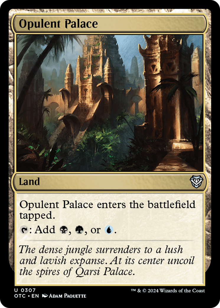Opulent Palace [Outlaws of Thunder Junction Commander] | Chromatic Games