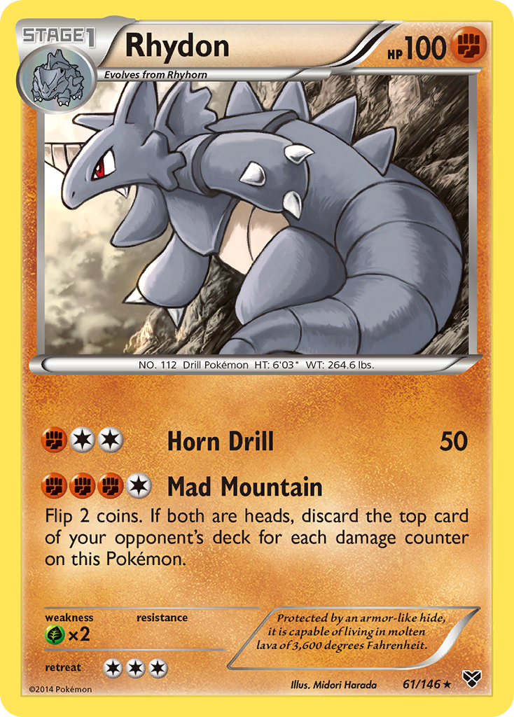 Rhydon (61/146) [XY: Base Set] | Chromatic Games