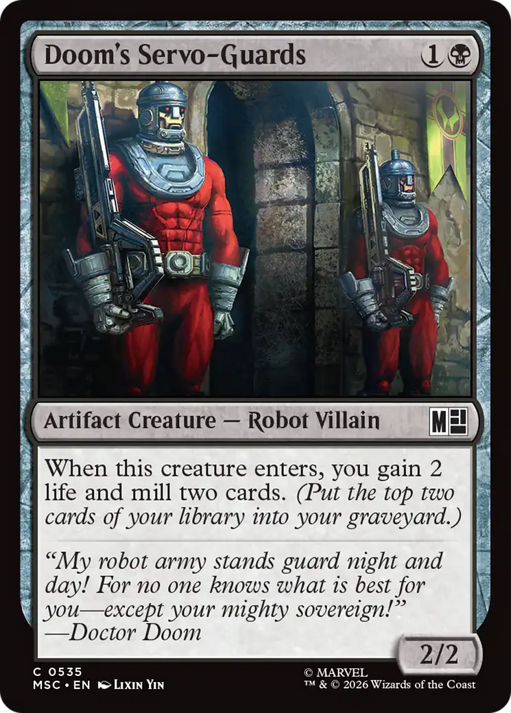 Doom's Servo-Guards [Marvel Super Heroes Commander] | Chromatic Games