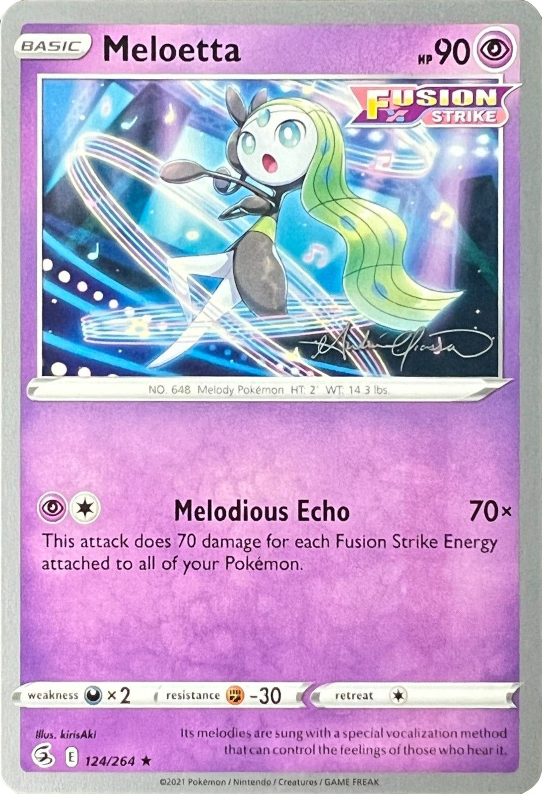 Meloetta (124/264) (The Shape of Mew - Andre Chiasson) [World Championships 2022] | Chromatic Games