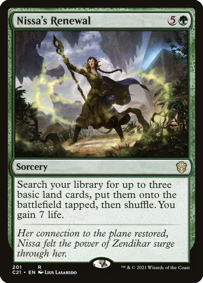 Nissa's Renewal 201/81 (Commander 2021)  | Chromatic Games
