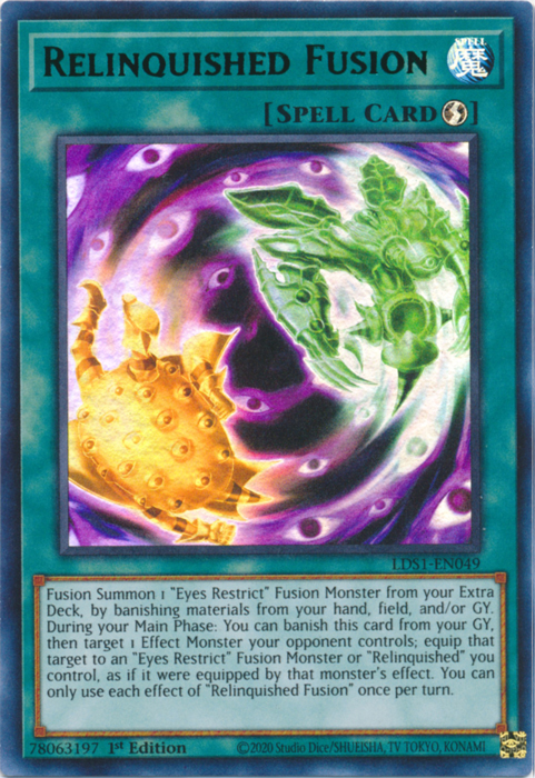 Relinquished Fusion (Green) [LDS1-EN049] Ultra Rare | Chromatic Games