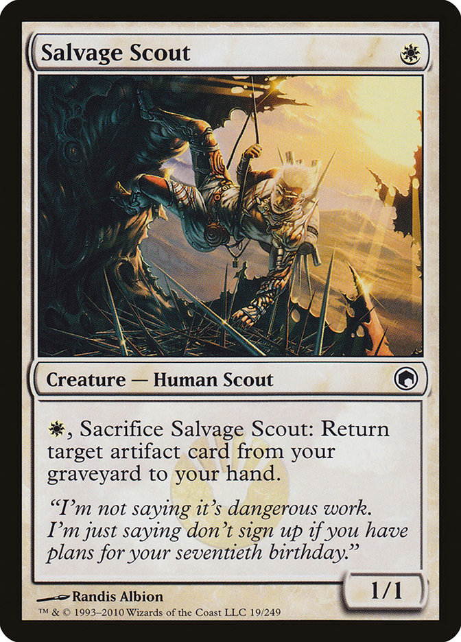 Salvage Scout 19/249 (Scars of Mirrodin)  | Chromatic Games