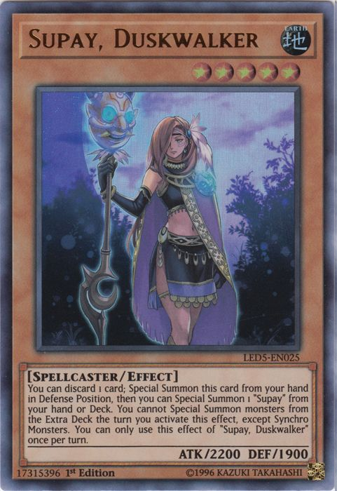 Supay, Duskwalker [LED5-EN025] Ultra Rare | Chromatic Games