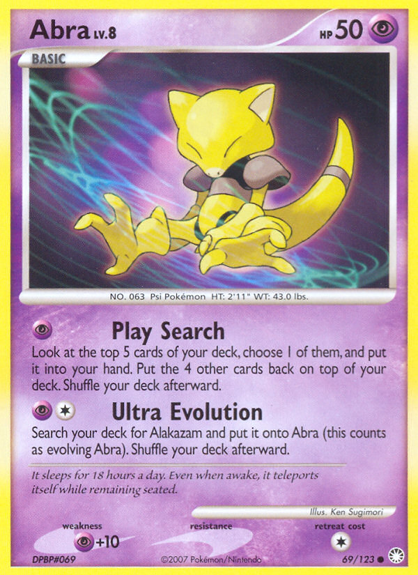 Abra (69/123) [Diamond & Pearl: Mysterious Treasures] | Chromatic Games