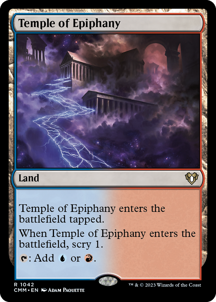 Temple of Epiphany [Commander Masters] | Chromatic Games