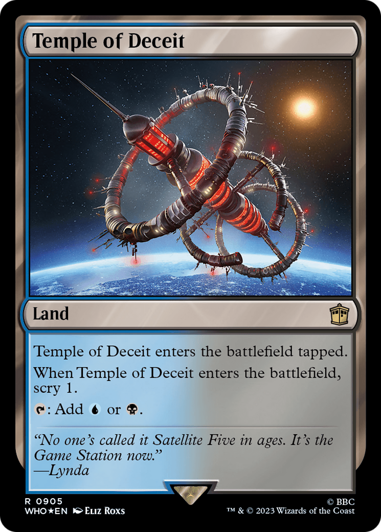 Temple of Deceit (Surge Foil) [Doctor Who] | Chromatic Games
