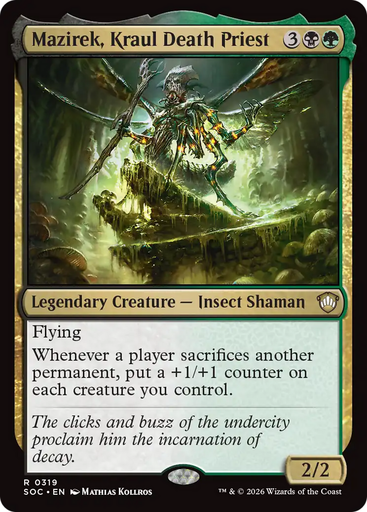 Mazirek, Kraul Death Priest [Secrets of Strixhaven Commander] | Chromatic Games