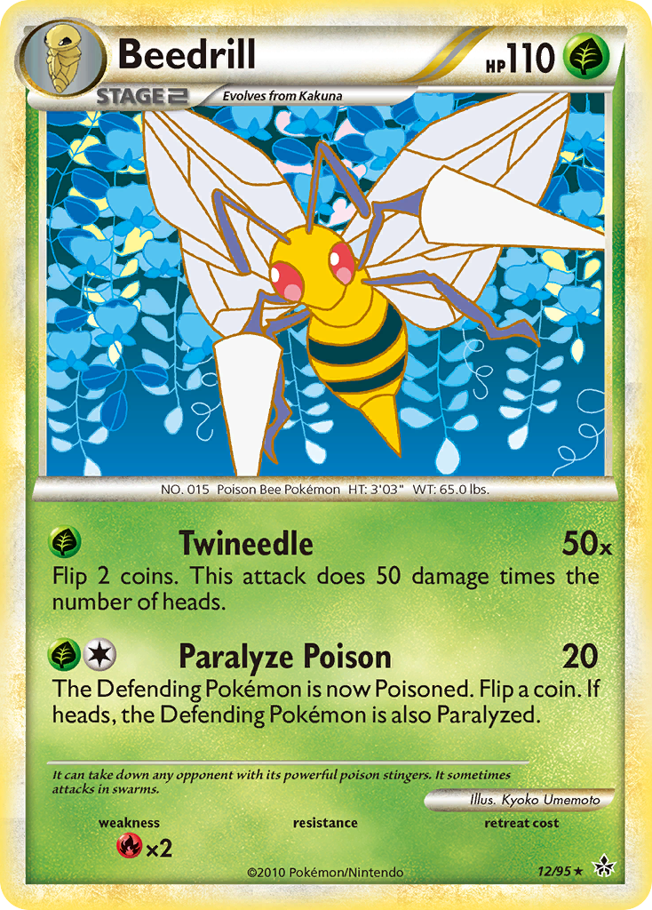 Beedrill (12/95) [HeartGold & SoulSilver: Unleashed] | Chromatic Games