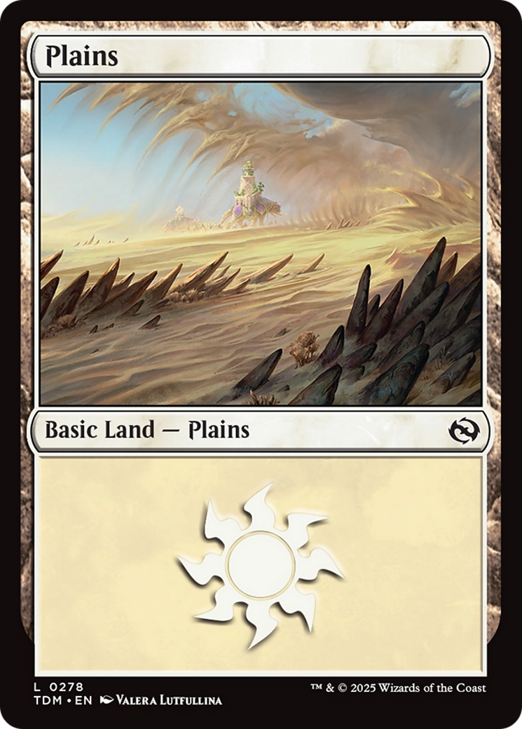 Plains (0278) [Tarkir: Dragonstorm] | Chromatic Games