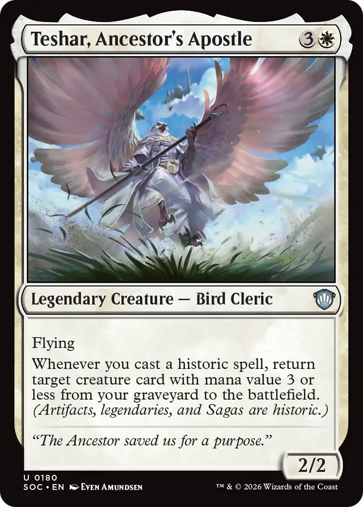 Teshar, Ancestor's Apostle [Secrets of Strixhaven Commander] | Chromatic Games