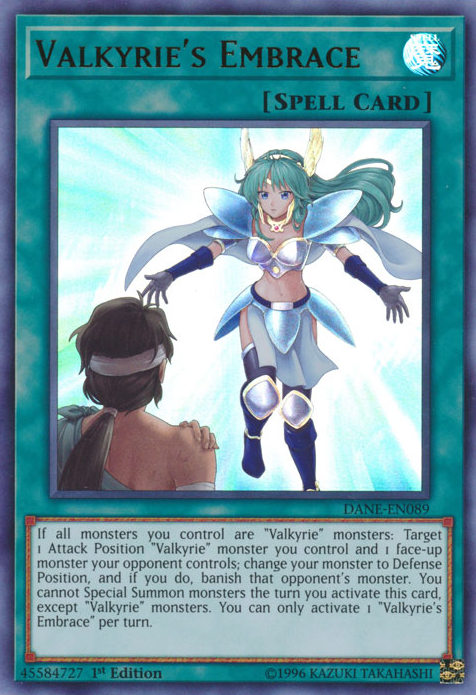 Valkyrie's Embrace [DANE-EN089] Ultra Rare | Chromatic Games