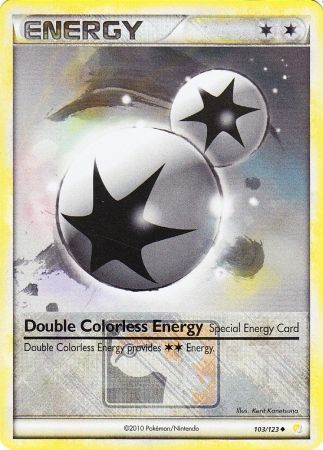 Double Colorless Energy (103/123) (League Promo) [HeartGold & SoulSilver: Base Set] | Chromatic Games