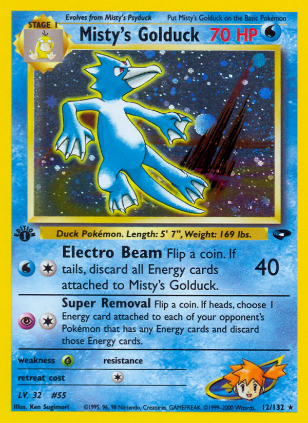 Misty's Golduck (12/132) [Gym Challenge 1st Edition] | Chromatic Games