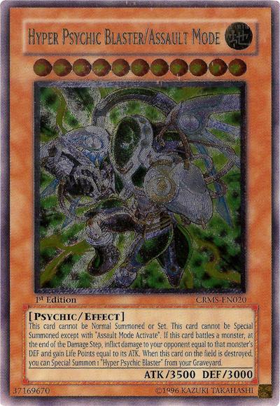Hyper Psychic Blaster/Assault Mode [CRMS-EN020] Ultimate Rare | Chromatic Games