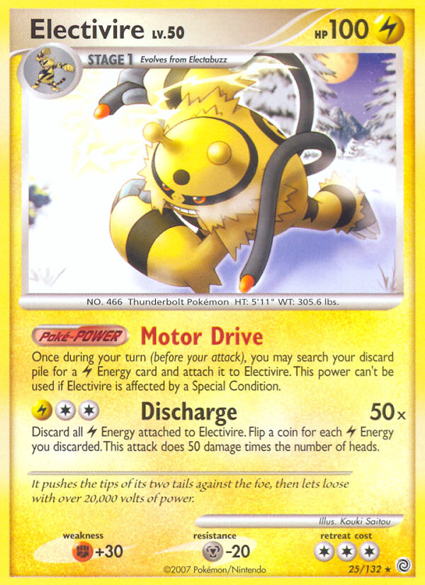 Electivire (25/132) [Diamond & Pearl: Secret Wonders] | Chromatic Games