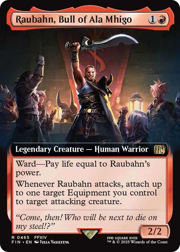 Raubahn, Bull of Ala Mhigo (Extended Art) [FINAL FANTASY] | Chromatic Games