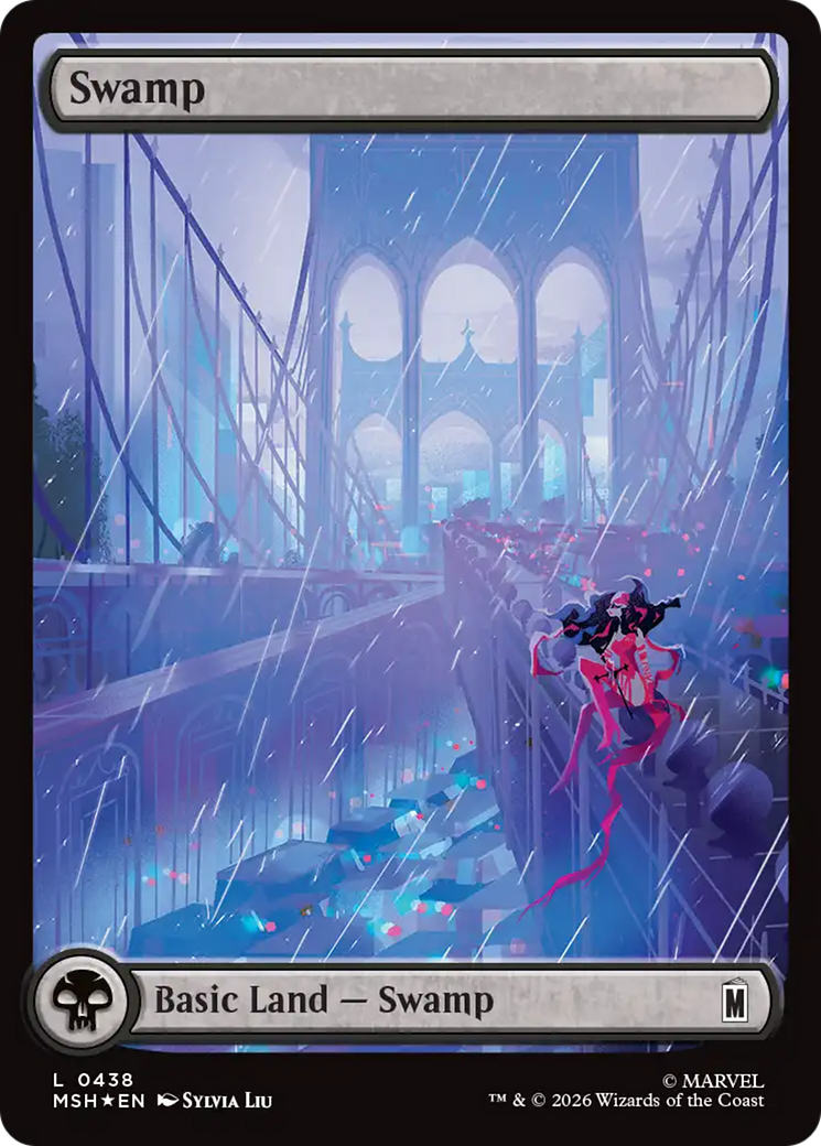 Swamp (0438) (Surge Foil) [Marvel Super Heroes] | Chromatic Games