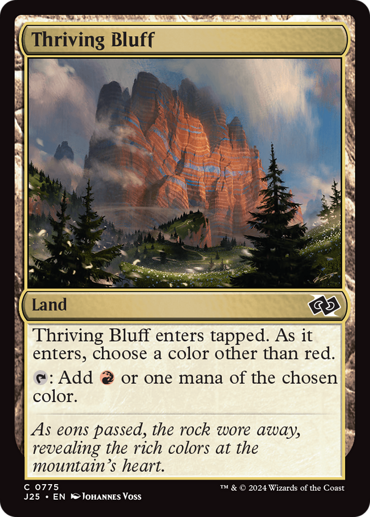 Thriving Bluff [Foundations Jumpstart] | Chromatic Games
