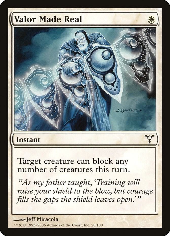 Valor Made Real 20/180 (Dissension)  - Foil | Chromatic Games