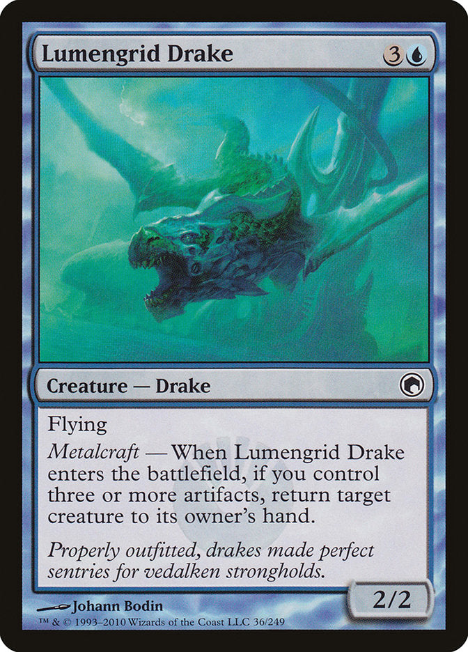 Lumengrid Drake 36/249 (Scars of Mirrodin)  | Chromatic Games