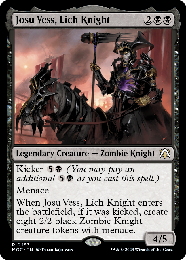 Josu Vess, Lich Knight [March of the Machine Commander] | Chromatic Games