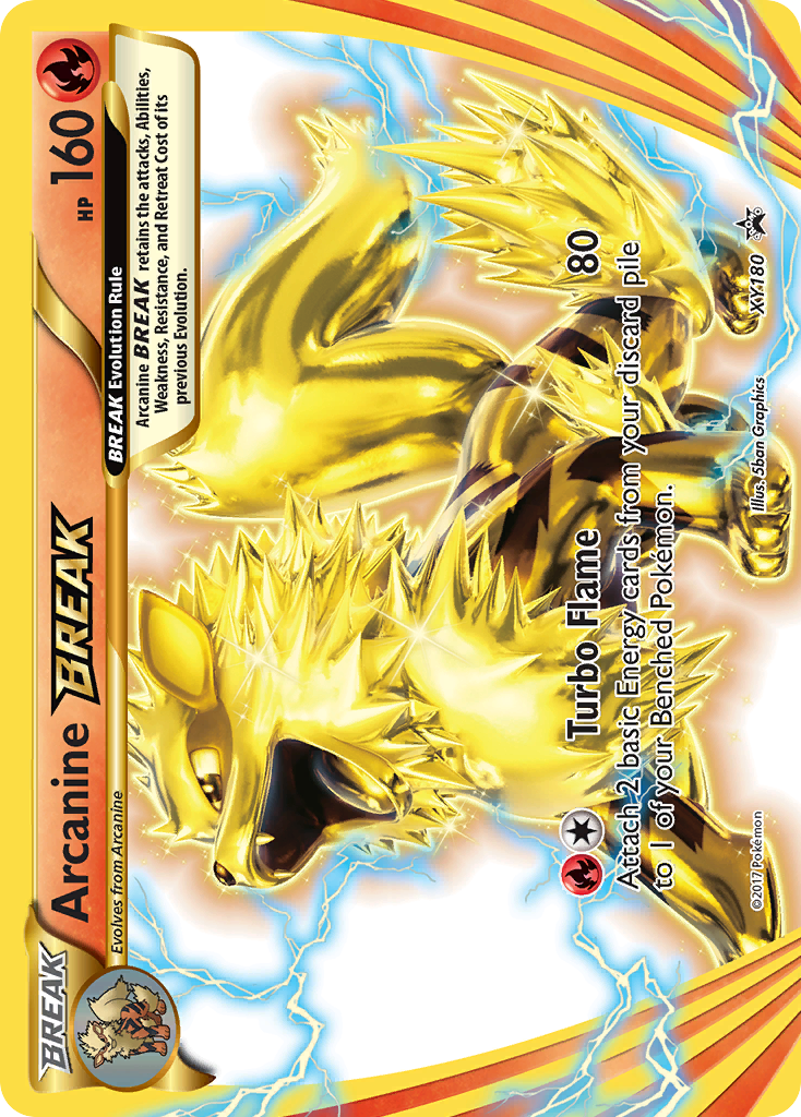 Arcanine BREAK (XY180) [XY: Black Star Promos] | Chromatic Games