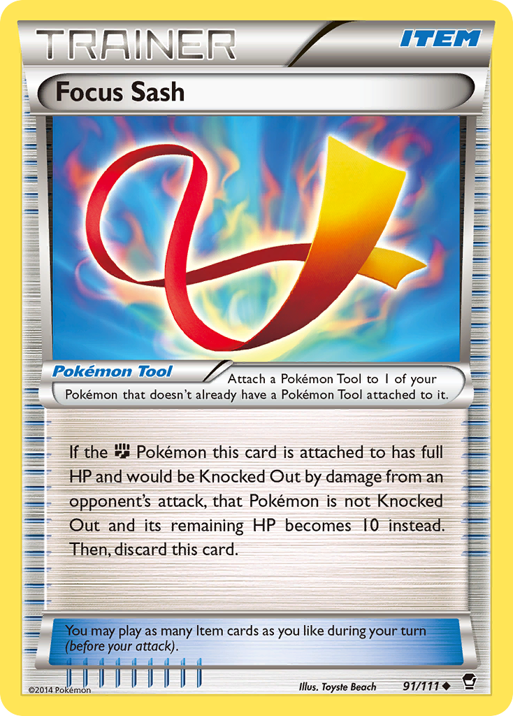 Focus Sash (91/111) [XY: Furious Fists] | Chromatic Games