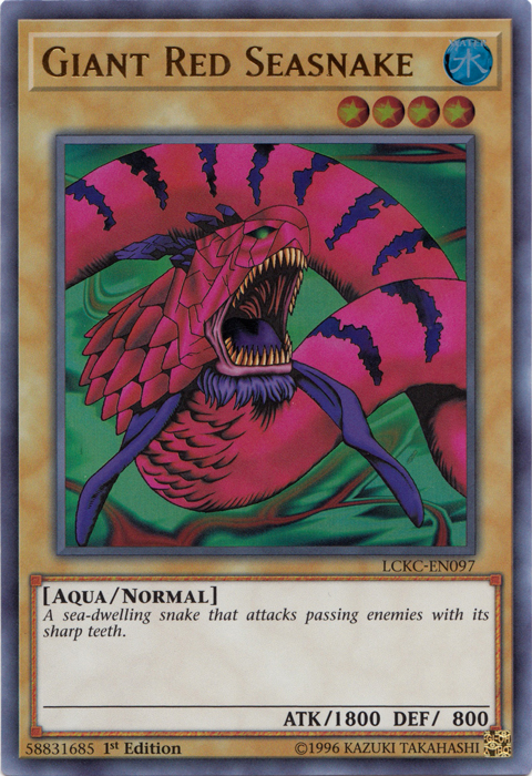 Giant Red Seasnake [LCKC-EN097] Ultra Rare | Chromatic Games