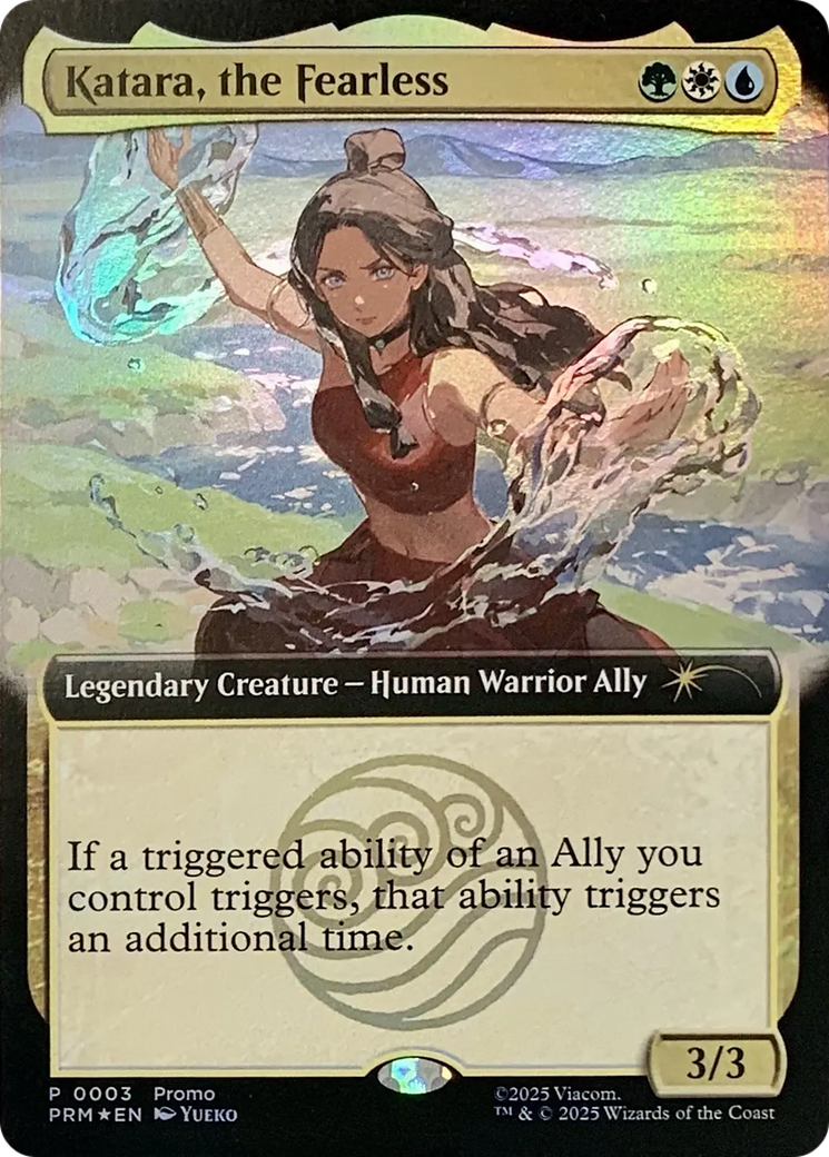 Katara, the Fearless (Extended Art) [Media Promos] | Chromatic Games