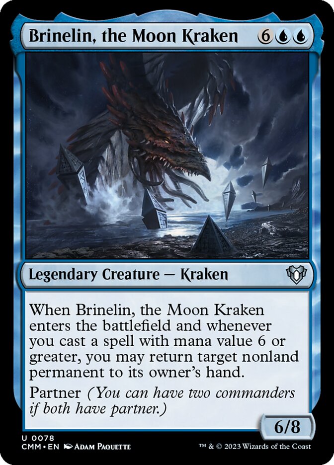 Brinelin, the Moon Kraken 78/451 (Commander Masters)  | Chromatic Games