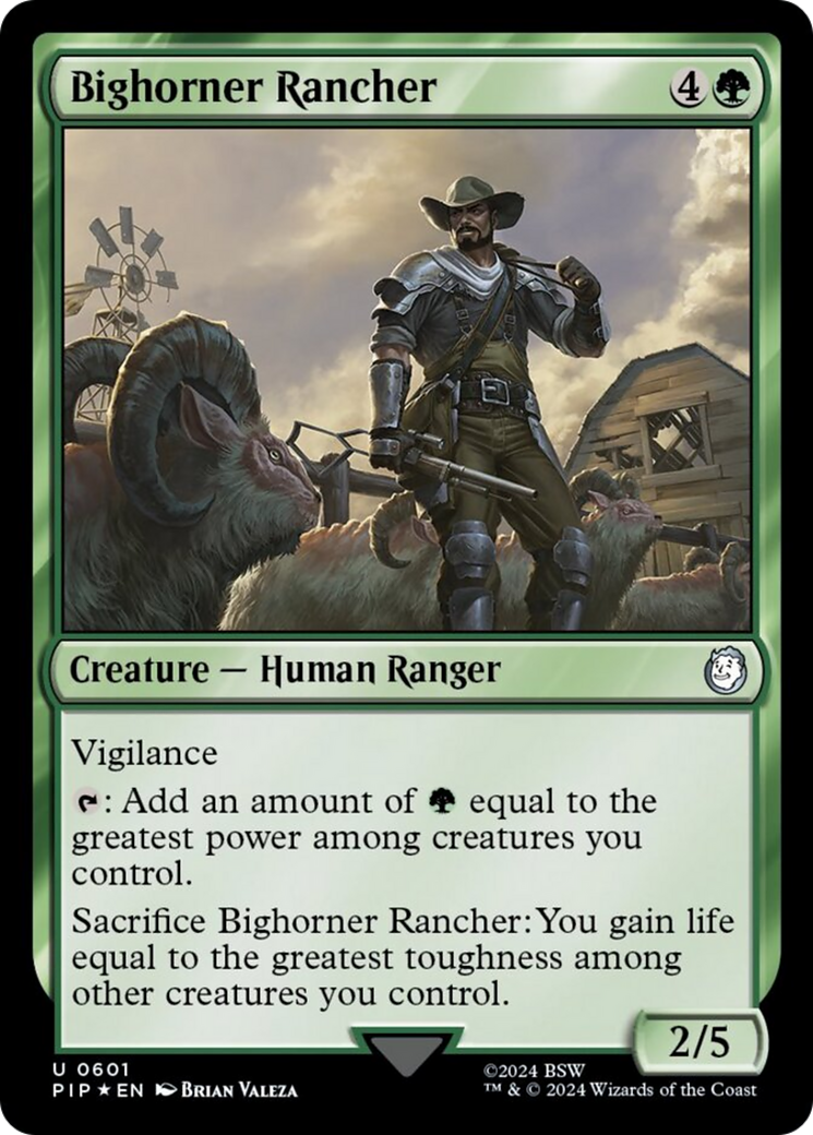 Bighorner Rancher (Surge Foil) [Fallout] | Chromatic Games