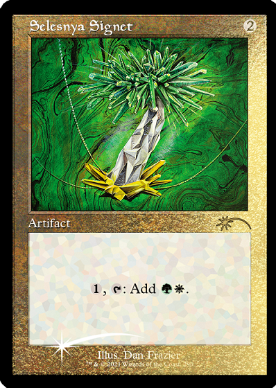 Selesnya Signet (Retro) (Foil Etched) [Secret Lair Drop Series] | Chromatic Games