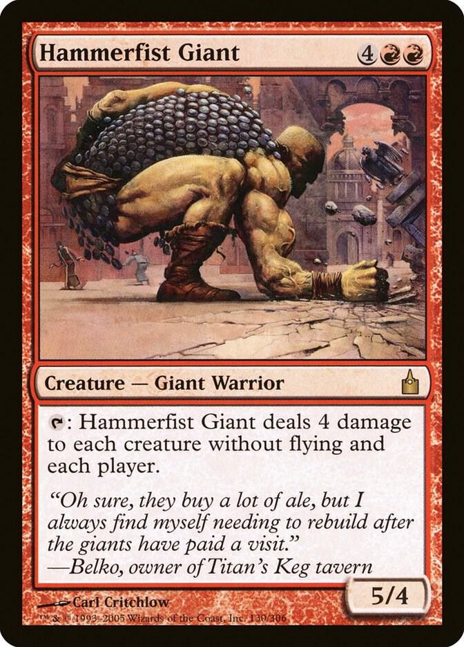 Hammerfist Giant 130/306 (Ravnica: City of Guilds)  | Chromatic Games