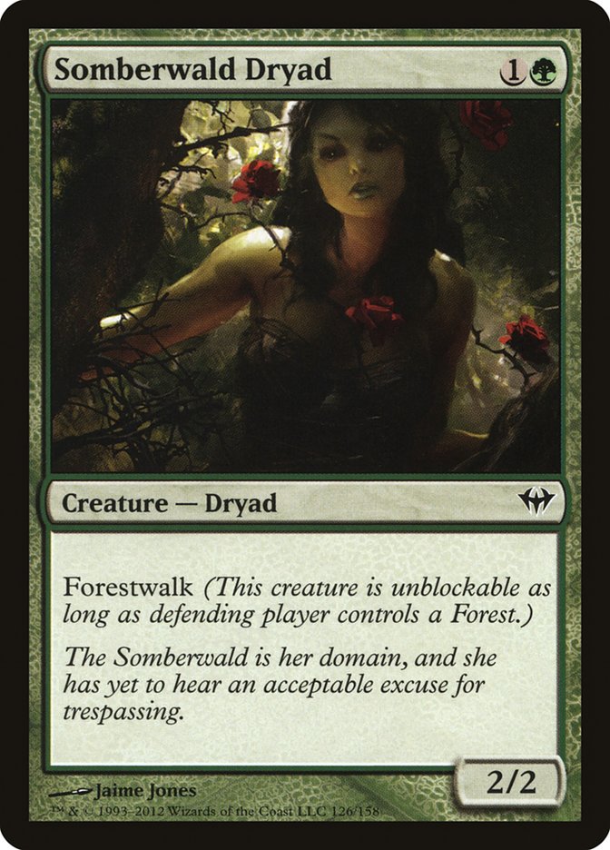 Somberwald Dryad 126/158 (Dark Ascension)  | Chromatic Games