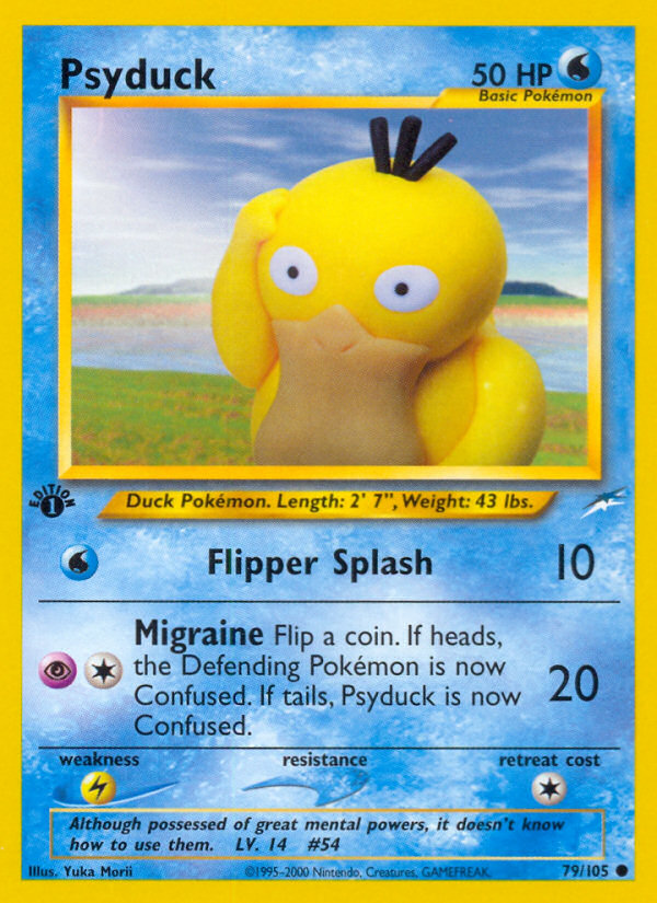 Psyduck (79/105) [Neo Destiny 1st Edition] | Chromatic Games