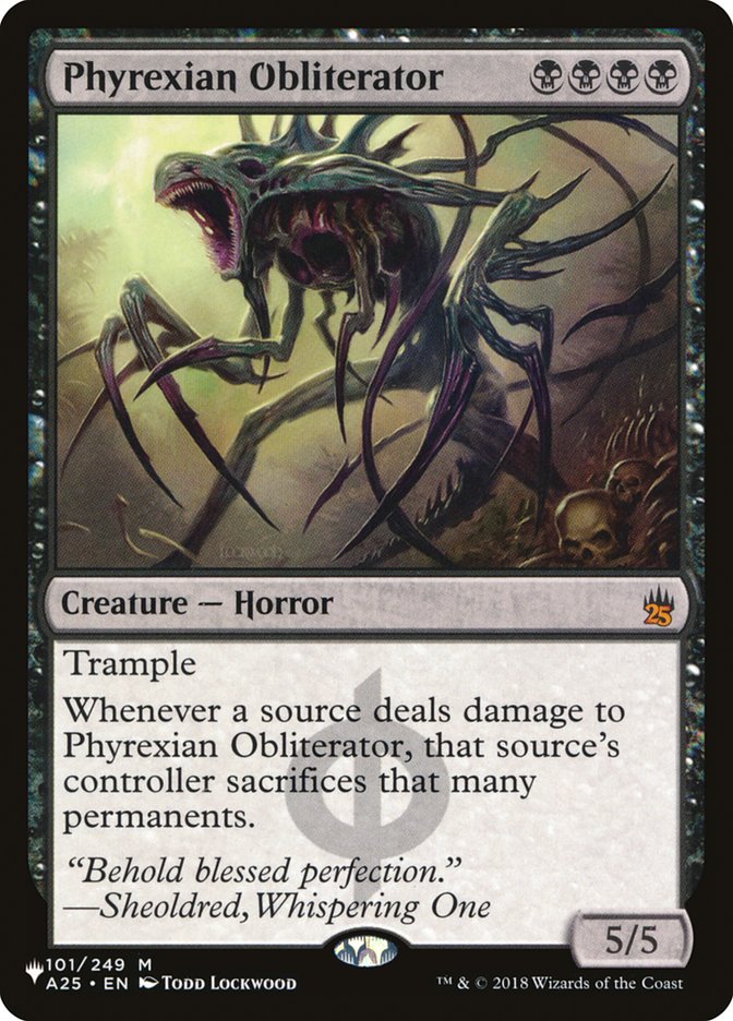 Phyrexian Obliterator [The List] | Chromatic Games